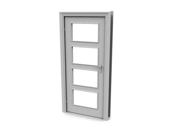 Glass Office Door Furniture 3d model Glass Office Door Furniture 3d model