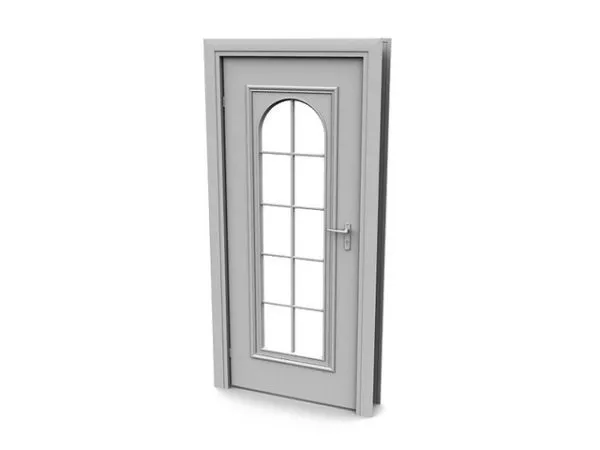Decorative Interior Glass Door 3d model Decorative Interior Glass Door 3d model