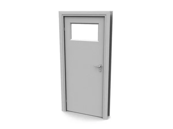 Interior Office Door With Glass 3d model Interior Office Door With Glass 3d model