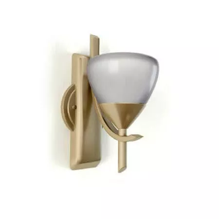 Brass Vintage Wall Lamp 3d model Brass Vintage Wall Lamp 3d model