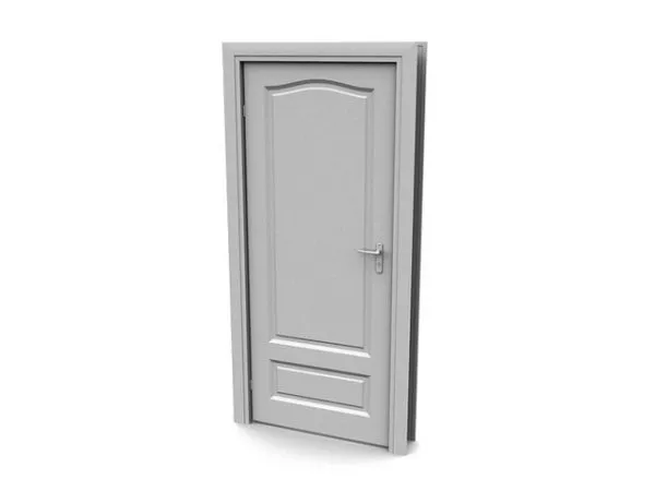 Interior Flush Door Furniture 3d model Interior Flush Door Furniture 3d model