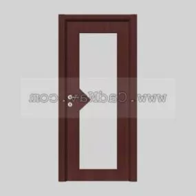 Design Bedroom Door With Glass 3d model