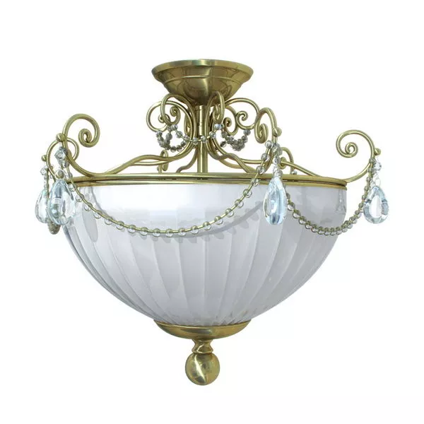Yellow Shade Pendant Light 3d model