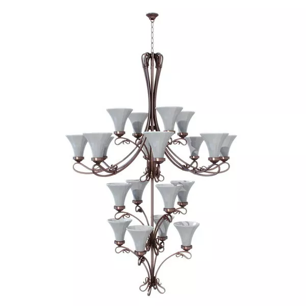 Ornate Vintage Chandelier Design 3d model Ornate Vintage Chandelier Design 3d model