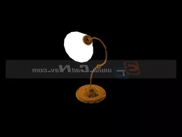 Antique Design Brass Lamp 3d model Antique Design Brass Lamp 3d model