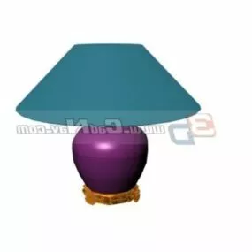 Glass Table Lamp Design 3d model