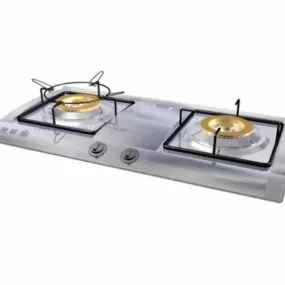 Kitchen Built-in Gas Cooktop 3d model