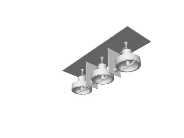 Home Design 3 Lights Ceiling Spotlight 3d model Home Design 3 Lights Ceiling Spotlight 3d model