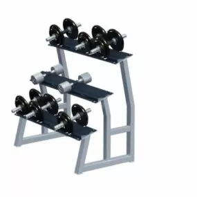 3 Tier Dumbbell Rack Gym Equipment 3d model