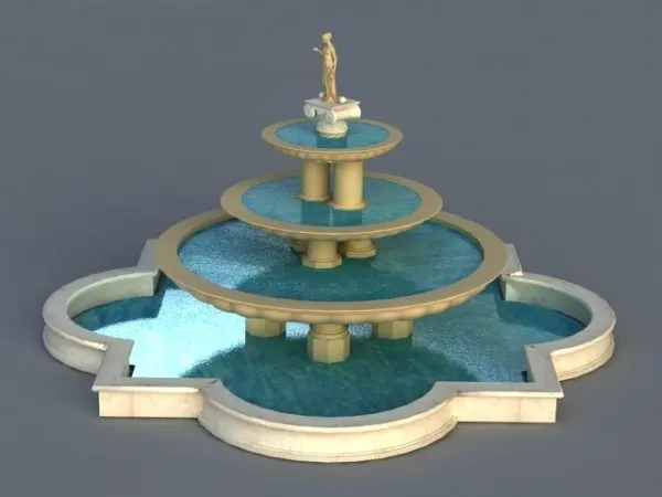 Fountain Water Particle 3d model