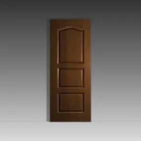 3 Panel Decor Wooden Door Inserts 3d model