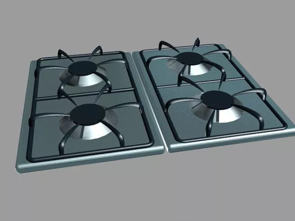 Gas Stove Gefest 3d model