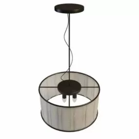Drum Shade Home Pendant Lighting 3d model
