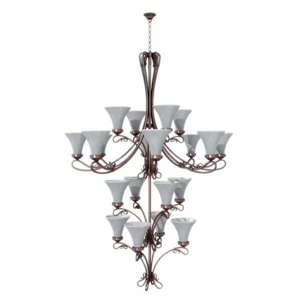 4 Tier Brass Chandelier Lighting 3d model 4 Tier Brass Chandelier Lighting 3d model
