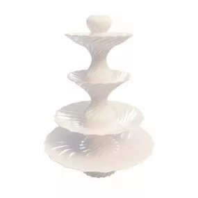 City Floral Fountain 3d model