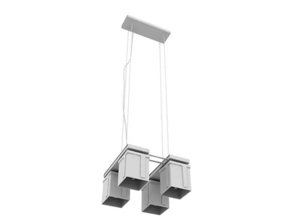 Home Lighting 4 Light Hanging Lamp 3d model Home Lighting 4 Light Hanging Lamp 3d model