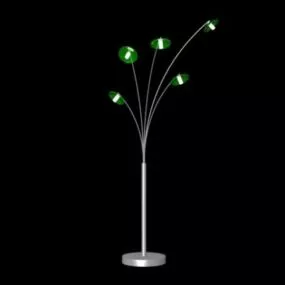 Furniture 5 Light Floor Lamp 3d model