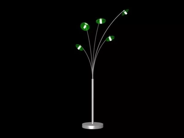 Furniture 5 Light Floor Lamp 3d model Furniture 5 Light Floor Lamp 3d model