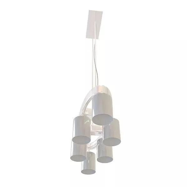 Kitchen 6 Light Pendant Lighting 3d model Kitchen 6 Light Pendant Lighting 3d model
