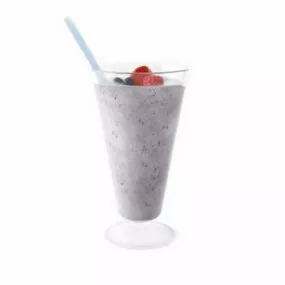 Glass Of Drink Milkshake 3d model