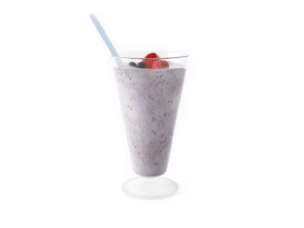 Glass Of Drink Milkshake 3d model Glass Of Drink Milkshake 3d model