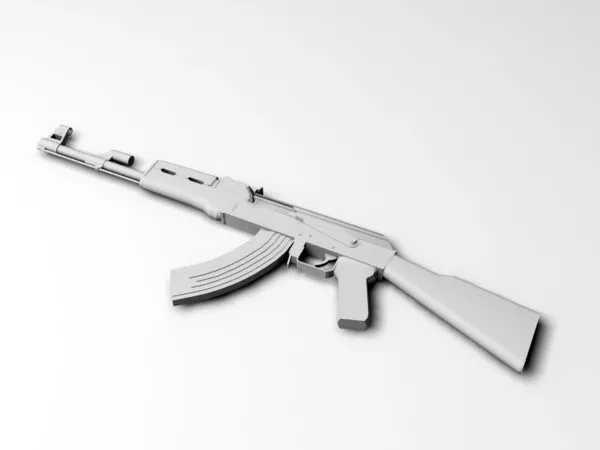 Scifi Assault Rifle 3d model