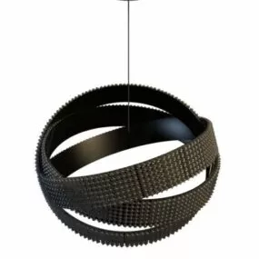 Abstract Shade Ceiling Light 3d model