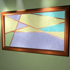 Abstract Painting 3d model