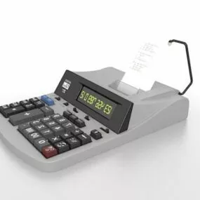 Office Accounting Calculator 3d model
