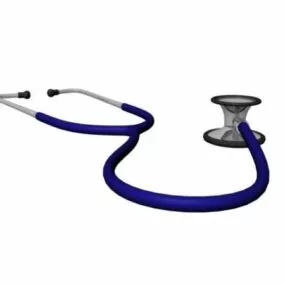 Hospital Acoustic Stethoscope 3d model