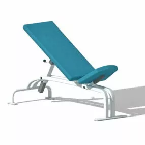 Indoor Adjustable Ab Bench 3d model