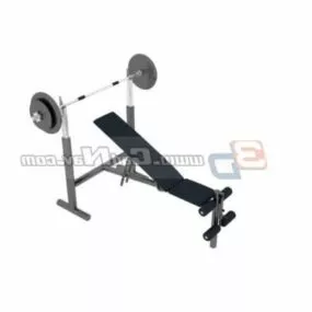 Adjustable Weight Bench 3d model