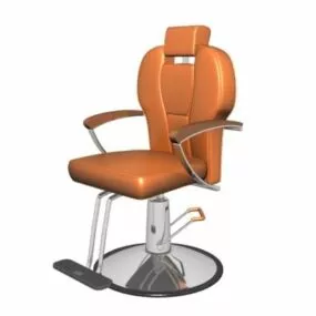 Beauty Salon Adjustable Barber Chair 3d model