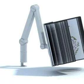 Office Adjustable Book Holder 3d model