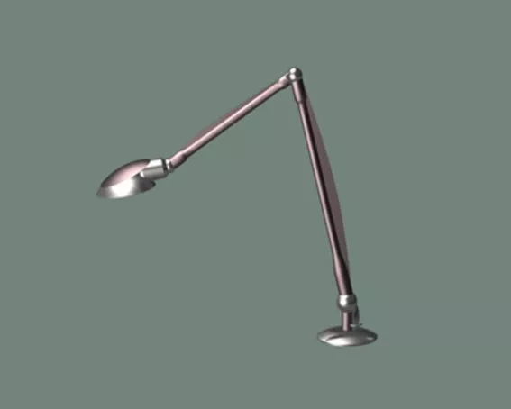 Adjustable Study Room Desk Lamp 3d model Adjustable Study Room Desk Lamp 3d model