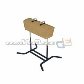 Adjustable Sport Gymnastic Pommel Horse 3d model