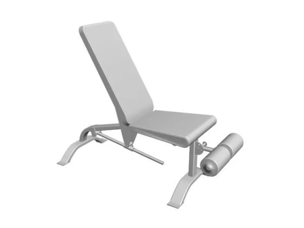 Adjustable Sit Up Gym Bench 3d model Adjustable Sit Up Gym Bench 3d model