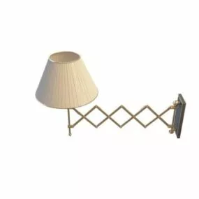 Adjustable Antique Wall Lamp 3d model