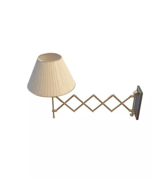 Adjustable Antique Wall Lamp 3d model Adjustable Antique Wall Lamp 3d model