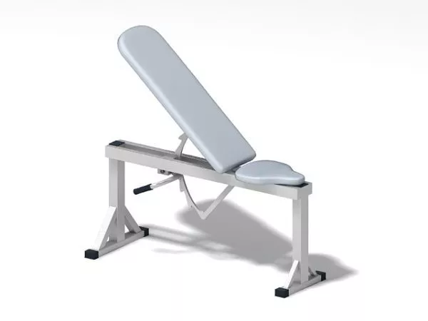 Fitness Adjustable Weight Training Bench 3d model Fitness Adjustable Weight Training Bench 3d model