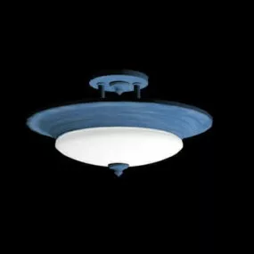 Home Alabaster Glass Ceiling Light 3d model