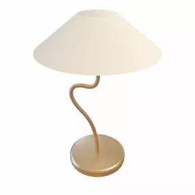 Hotel Alabaster Glass Table Lamp 3d model