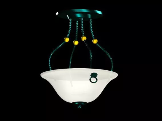 Alabaster Stone Ceiling Light Fixtures 3d model Alabaster Stone Ceiling Light Fixtures 3d model