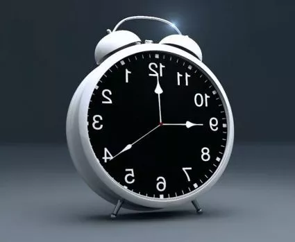 World Map Wall Clock 3d model