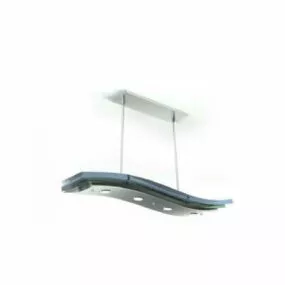 Aluminium Interior Pendant Lamp 3d model