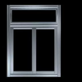Aluminium Windows Frame 3d model