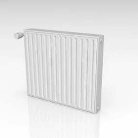 Aluminum Heating Home Radiator 3d model