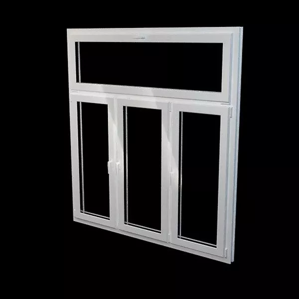 Living Room Aluminum Window Frame 3d model Living Room Aluminum Window Frame 3d model
