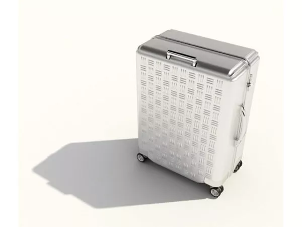 Aluminum Travel Luggage Case 3d model Aluminum Travel Luggage Case 3d model