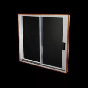 Home Design Aluminum Sliding Window 3d model